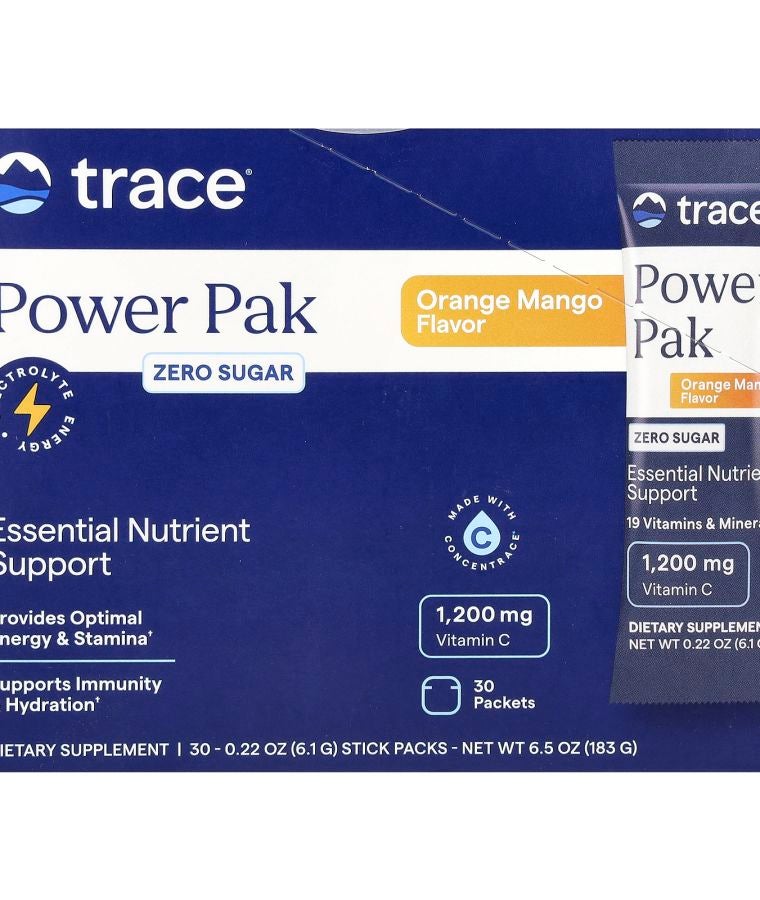 Power Pak Zero Sugar Orange Mango 30 Packets 0.22 oz (6.1 g) Each