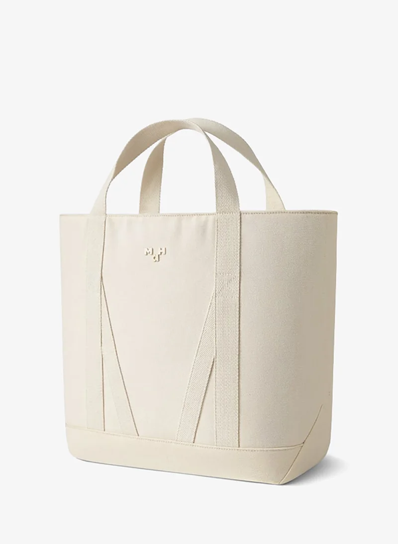 MAH MaH Recycle Cotton Young Hull Tote White