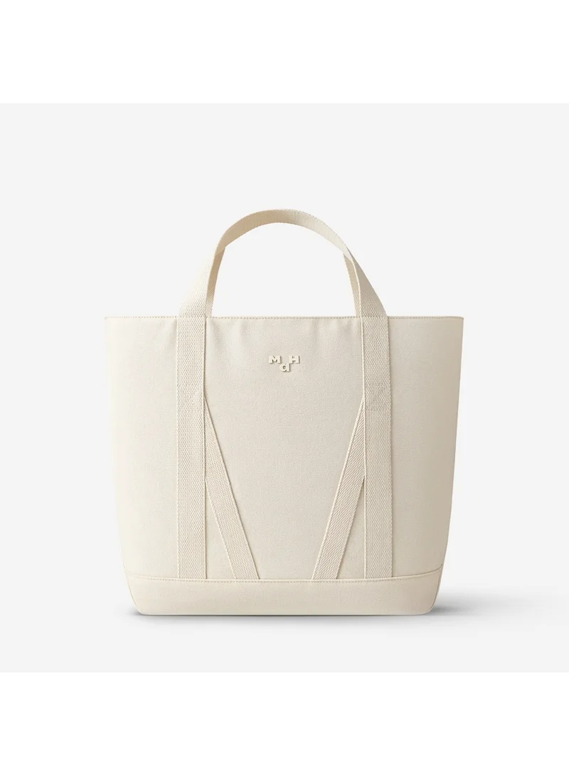 Mah MaH Recycle Cotton Young Hull Tote White