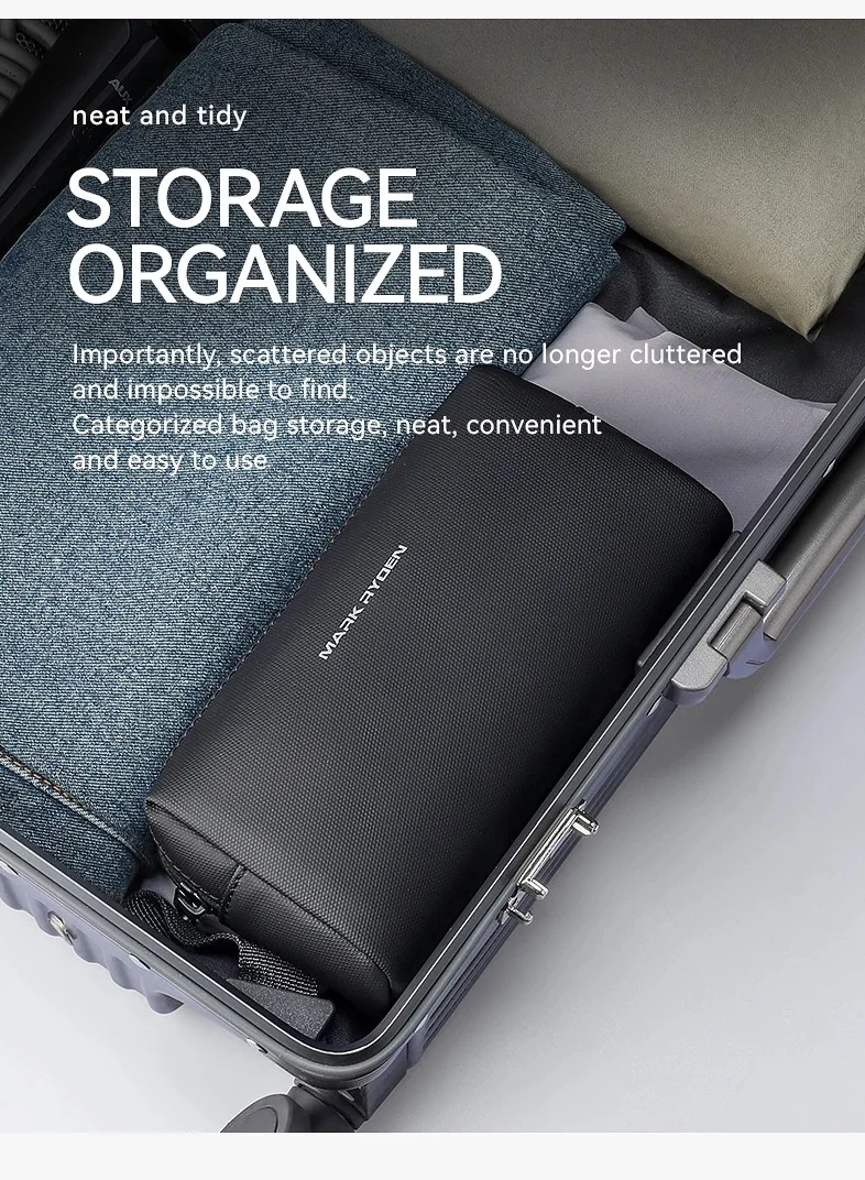 MARK RYDEN MARK RYDEN MR09 Large Capacity Fitness, Travel,Organizer Portable Storage Waterproof Clutch Bag