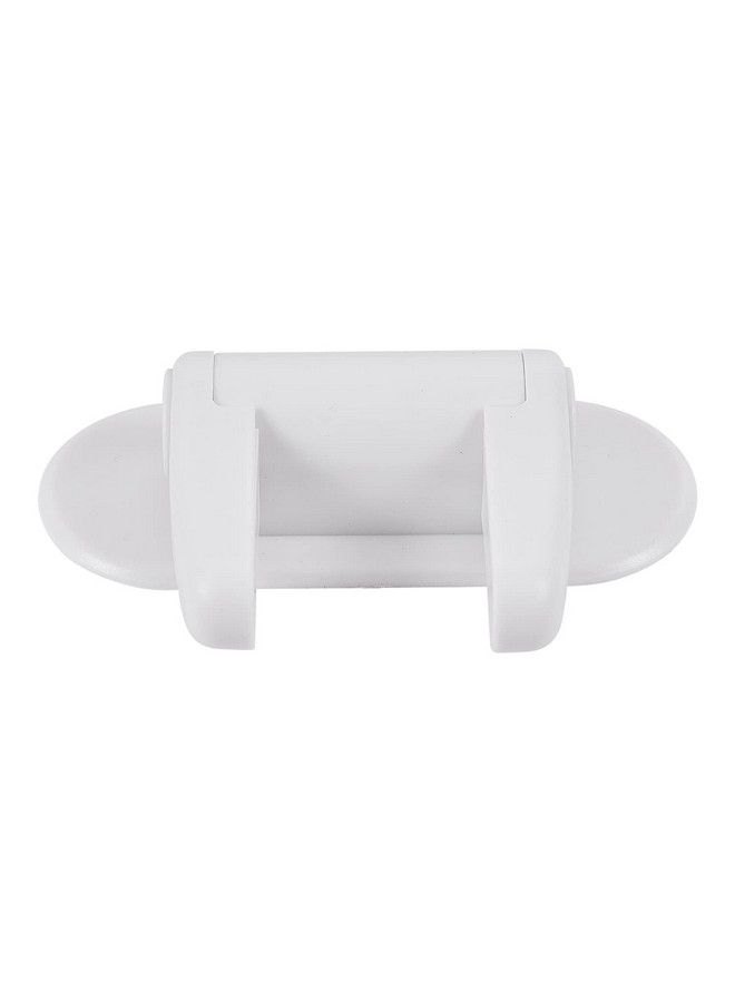 KitschKitsch قفل مقبض الباب للأطفال 2 قطعة لحماية الأطفال مناسب لمقابض السحب للأبواب في الشرفات والمطابخ والغرف (أبيض) - Image 5