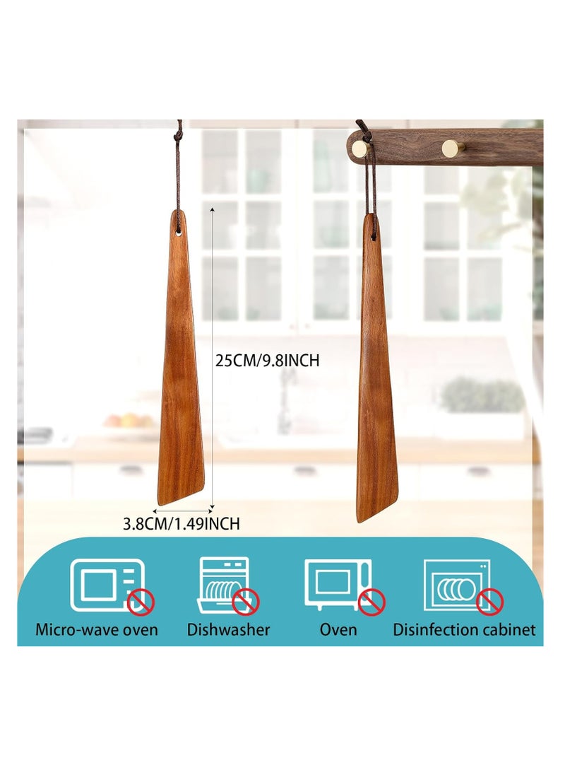 2 Pieces 9.8 inches Teak Wood Spatula Flat Wooden Turner Wood Flipper Cooking Utensil Egg Scraper for Kitchen - pzsku/Z3A63C0D5C76BFA2507B7Z/45/_/1731579869/a2ae484d-d9b0-4862-a236-9dcacd5e70f8