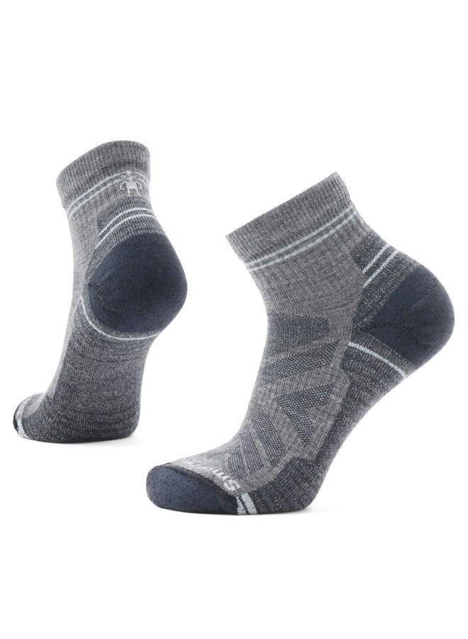 SmartWool Womens Hike Light Cushion Ankle Socks Medium Gray Medium - Image 1