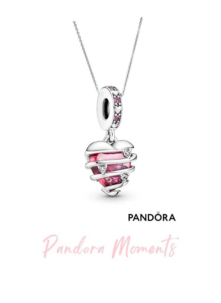 باندورا فيوليت Pandora925 الفضة الاسترليني قلادة قلادة مجوهرات للنساء الفتيات  - Image 1