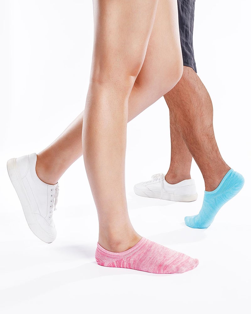 IDEGG No Show Socks Women 10 Pairs Low Cut Anti-Slid Novelty Athletic Casual Invisible Liner Socks - Image 2