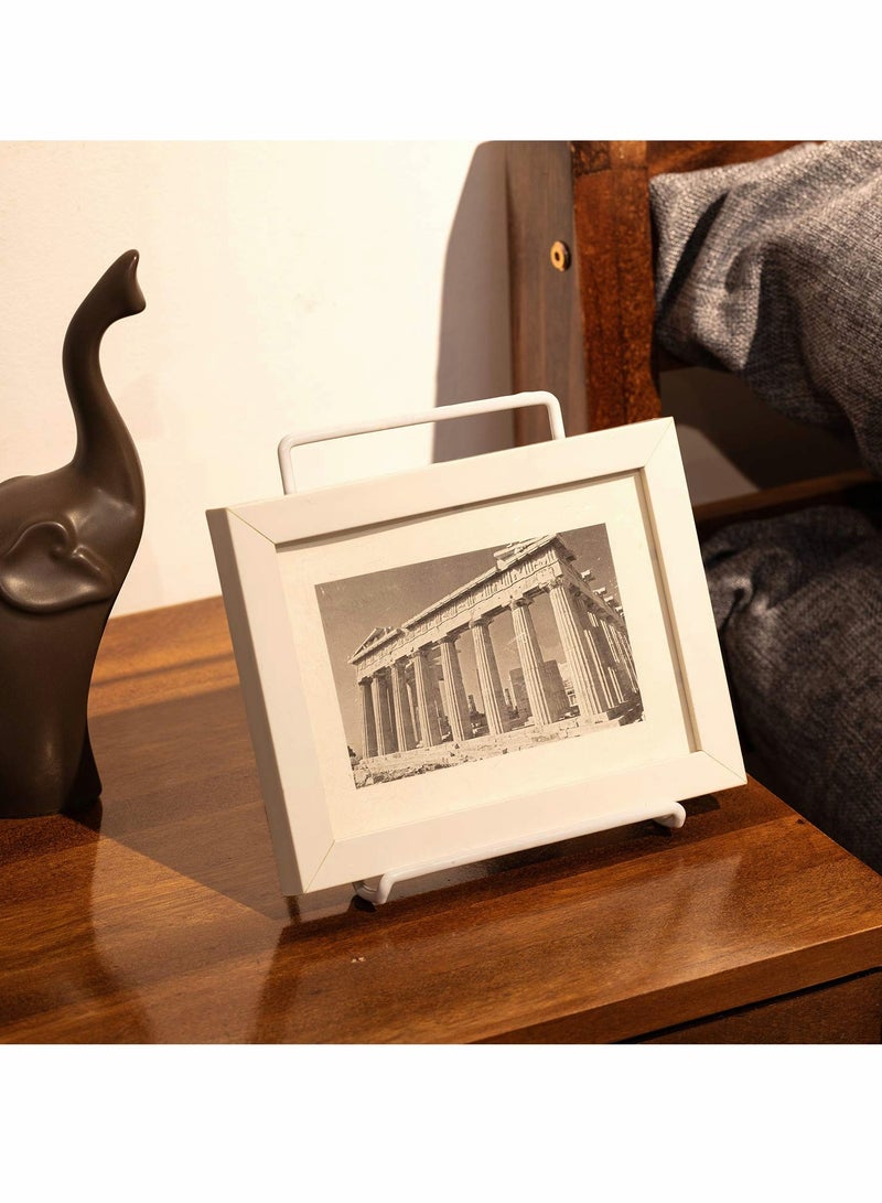 Excefore Plate Stand, Easel Picture Frame, Adjustable Foldable Tablet Iron Display Holder Stand for Displaying Photos  - Image 4