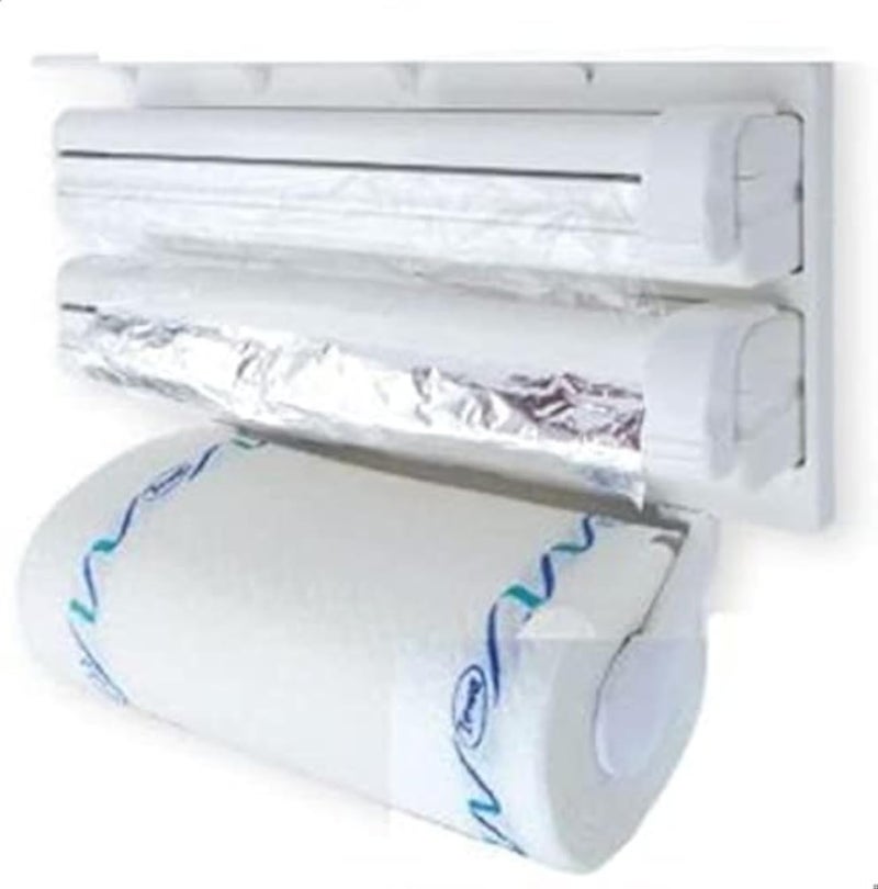 one year warranty_Triple Paper Dispenser For Cling Film Wrap Aluminium Foil And Kitchen Roll09882618