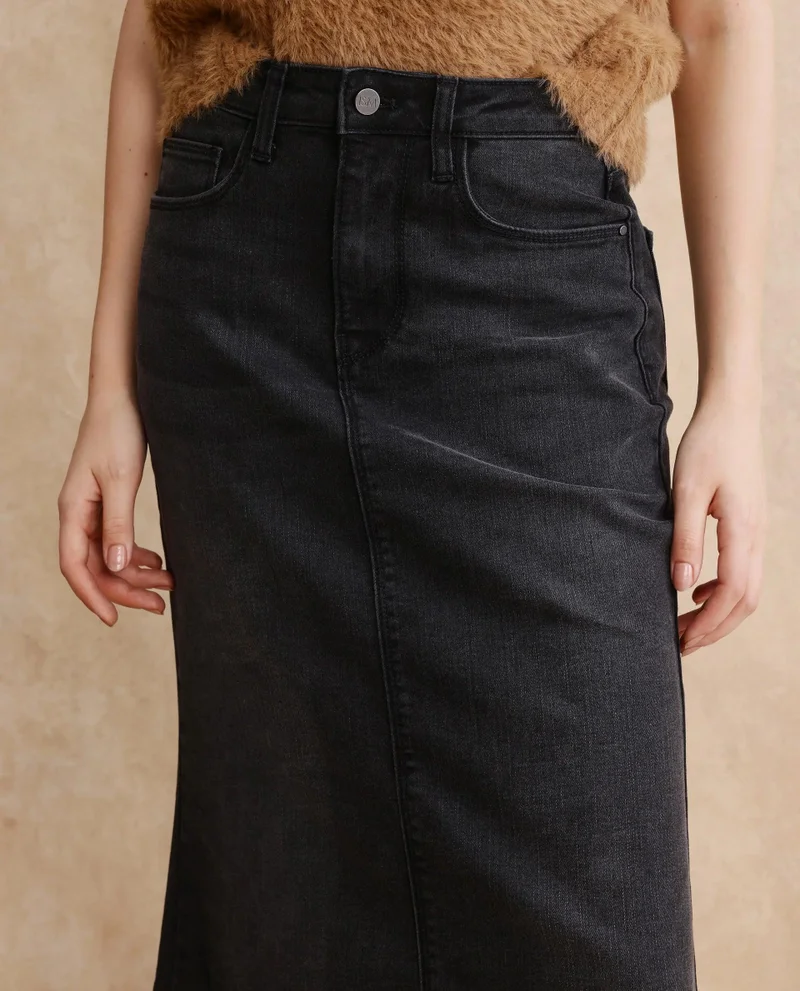 Rareism Women's Mermaid Denim Skirt