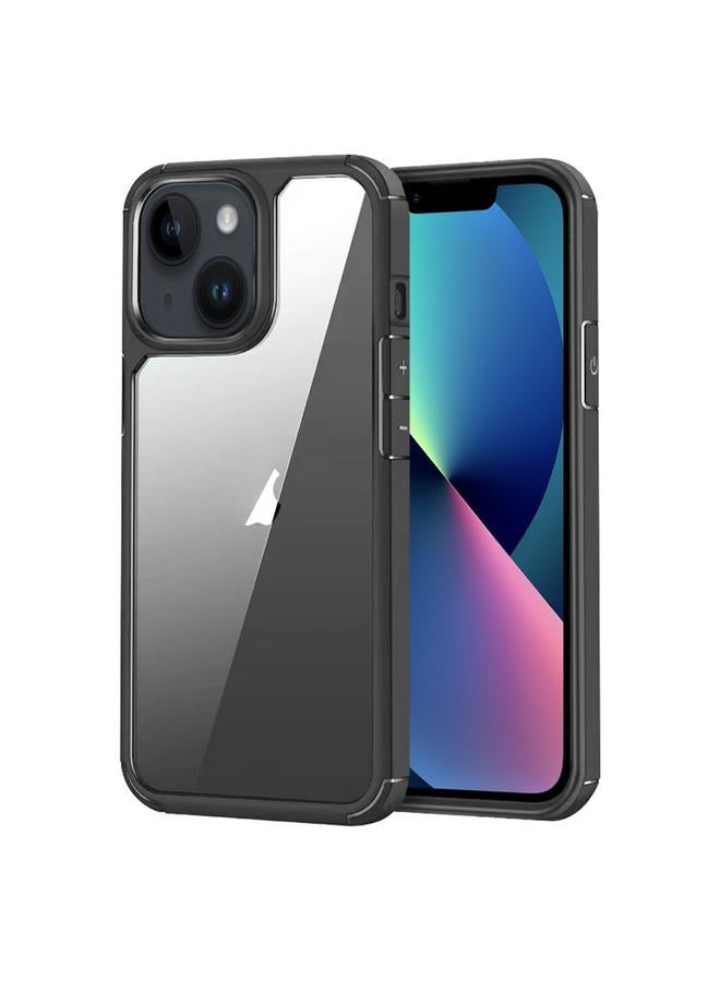 erorex Case For iPhone 13 Acrylic+TPU Transparent Shockproof Phone Case - Image 1