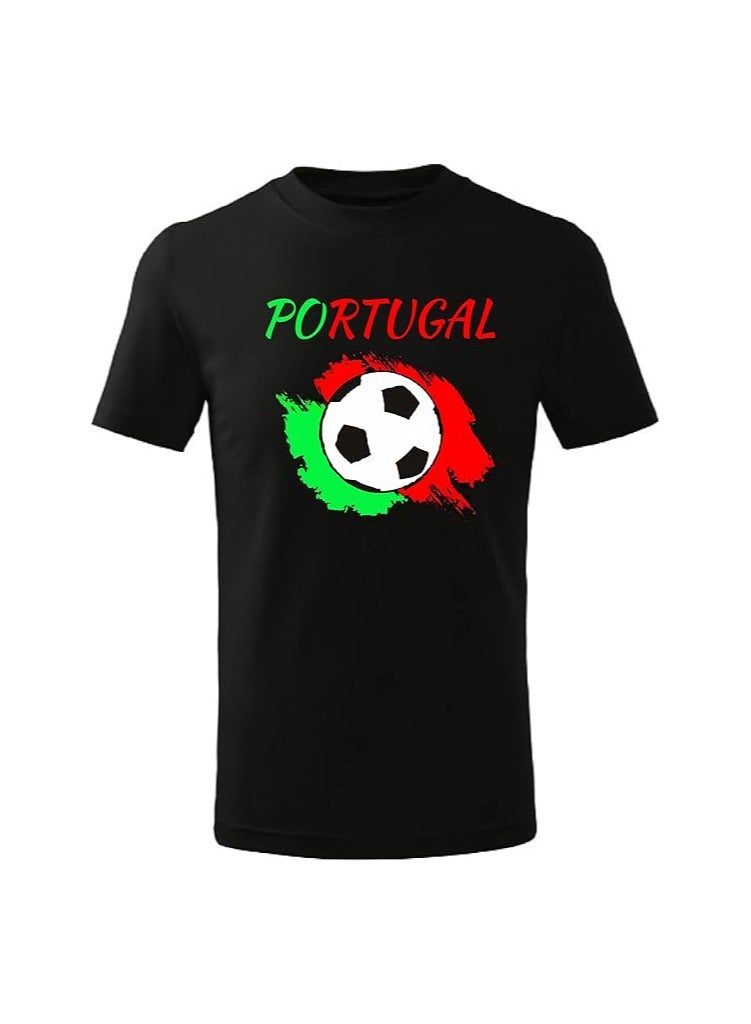 Portugal Football Fans Printed T-Shirts Supporting The Football Jersey Tshirts For Men|Women|Kids To Win The Cup - Image 1