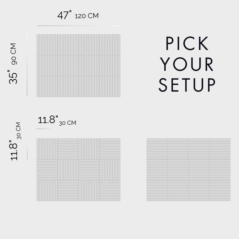 VIVELDA Large Bulletin Board 48"x36" - Office Wall Organizer to Replace your Old Cork Boards for Walls for Office Decor - 12-pack Felt Wall Panels for Use in Home Office Decor, Classroom Decor (Opera) - Image 2