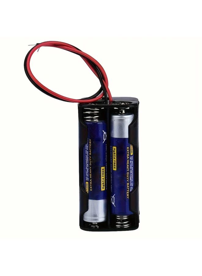 4 Pack No 7 Battery Holder 4 Section Back To Back Storage Box Organizer Compact - Image 3