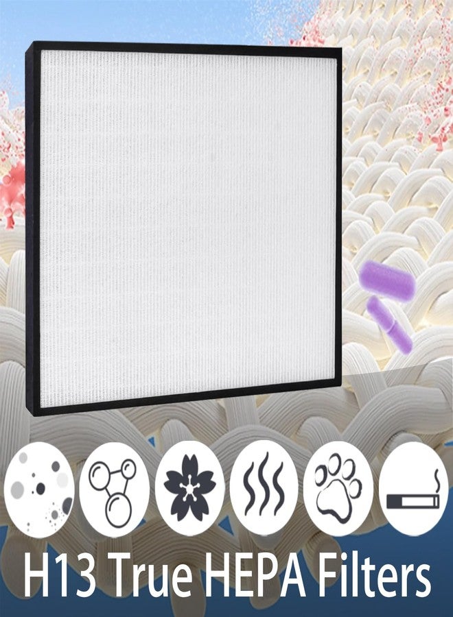HOMFILBIT Replacement Filter for RabbitAir BIOGS CLASSIC SPA-421A SPA-582A Air Purifiers | H13 True HEPA + Activated Carbon Filter, 3-in-1 System | 2 Pack for Cleaner Air - Image 3