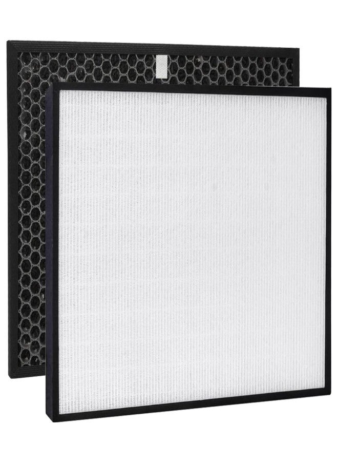 HOMFILBIT Replacement Filter for RabbitAir BIOGS CLASSIC SPA-421A SPA-582A Air Purifiers | H13 True HEPA + Activated Carbon Filter, 3-in-1 System | 2 Pack for Cleaner Air - Image 1