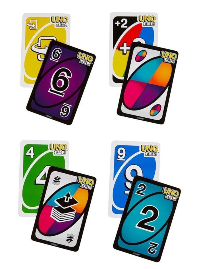 Mattel Games Mattel Uno Flip! Card Game, Multicolor, Standard, Paper - Image 4