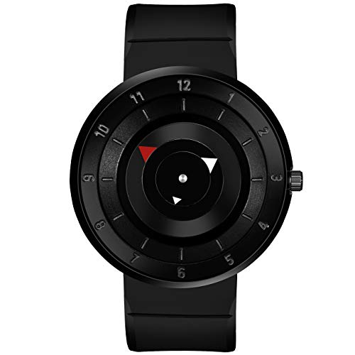 Acnos® Premium Black Dial Uniq Design with Latest Trand Synthetic band Analogue Watch for Boy's and Men's Pack of - 1(Black-Deyzon) - Image 4