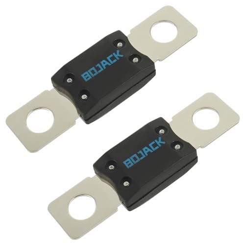 BOJACK MEGA/AMG High Current Fuse Bolt-on Fuse 100A Amp for Cars, Trucks, Construction Vehicles, Buses, Caravans (Pack of 2 ANM Fuses 100A) - Image 1