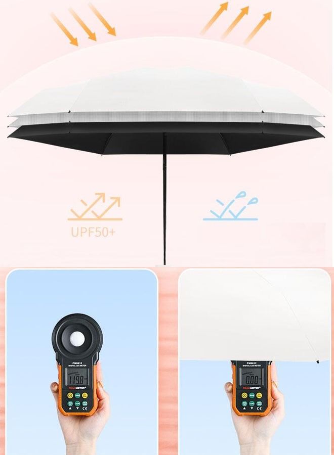 DUNISO Mini Umbrella Windproof Folding Travel Umbrella Anti-UV Sun And Rain Umbrellas Compact Portable For Women and Men - Image 2
