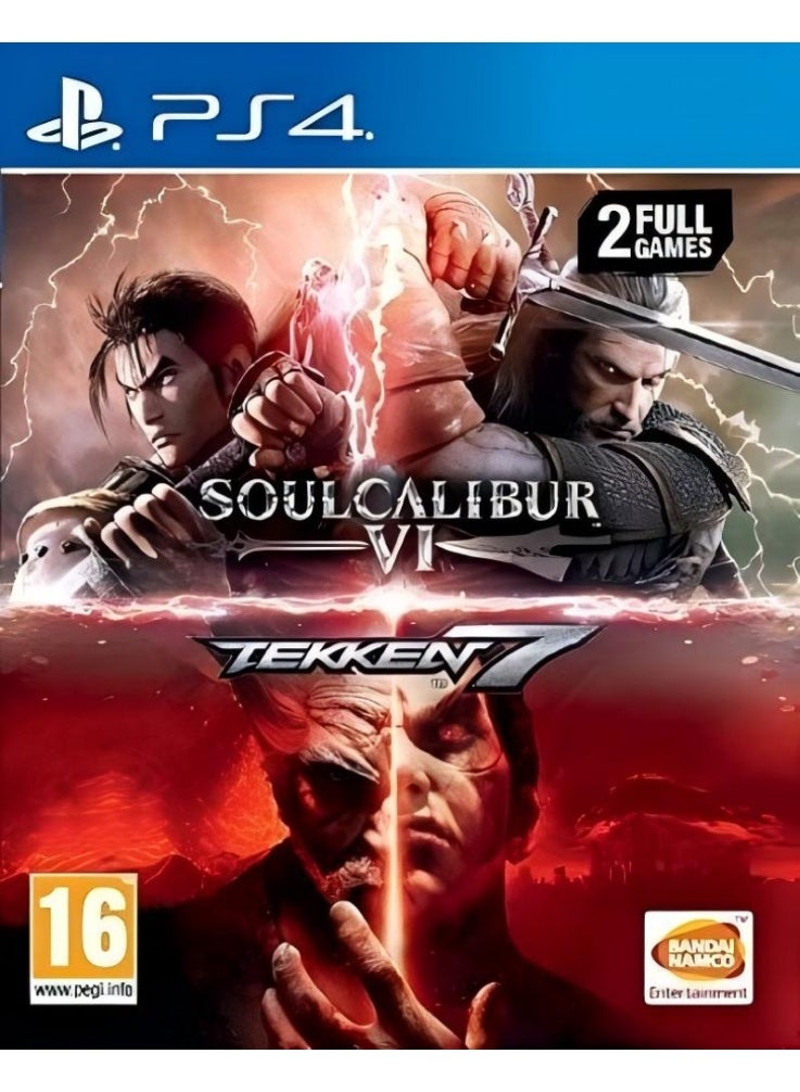 PlayStation Tekken 7 + Soul Calibur VI Bundle – Fighting Game Double Pack – PlayStation 4 - Image 1