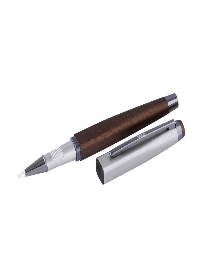 VEA CDR Half Sartin Duster Brown Colour Rollerball Pen, Medium (VEAPEN25) - Image 4