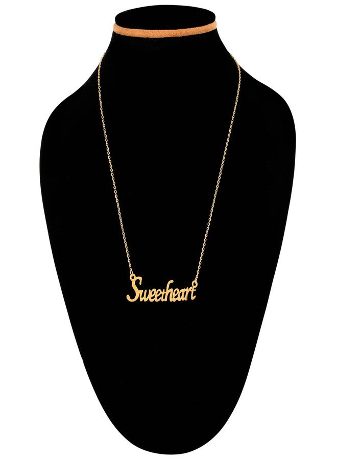 Thrillz Valentine Special Sweetheart Pendant For Women and Girls Couple Gift Pendant For Girlfriend Fashion Jewellery - Image 3