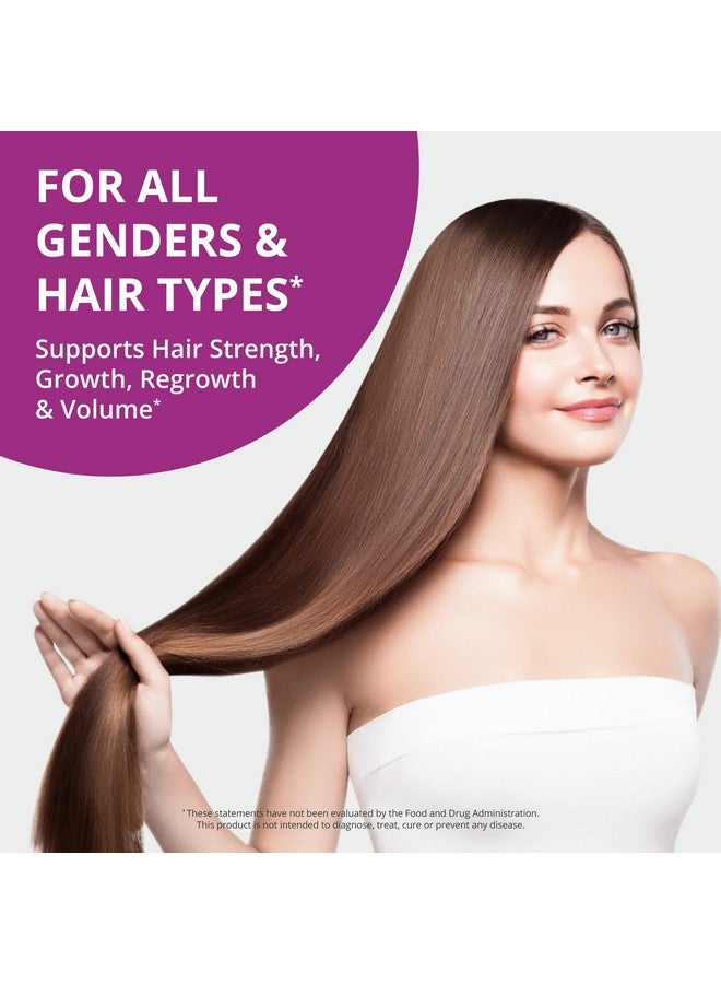 NuBest Hair Xtra Advanced Hair Growth Vitamins With Biotin Zinc Msm B Vitamins Choline & More Supports Healthy Hair Growth Volume & Strength For Men & Women 60 Capsules ; 1 Month Supply - Image 5