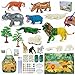 BONNYCO Animal Toys for Kids Painting Kit with 16 Figurines Animal Kids Crafts 48 with Glow in the Dark Safari Gifts for Boys and Girls Boy Toys 3 4 5 6 7 8 9 10 Years Old Birthday Christmas - Image 3