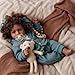 BABESIDE Lifelike Reborn Baby Dolls Black Girl 20 Inch Soft Body Realistic Newborn Baby Doll Poseable Limbs Real Life Baby Dolls with Clothes and Toy Gift for Kids Age 3 - Image 4