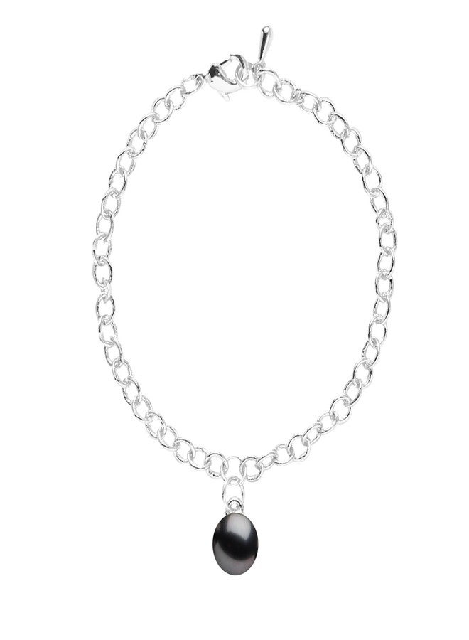 MINUTIAE Silver-Plated Motif Chain Anklet for Women's & Girls_MNT0396GRP_S - Image 1