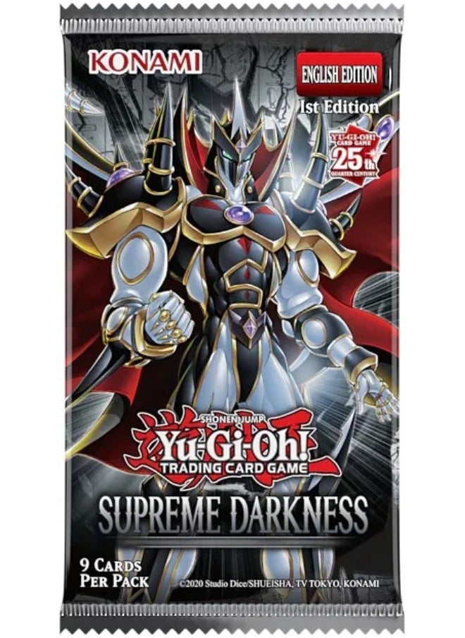 Konami - YGO TCG: Supreme Darkness Booster Single Pack (Assorted 1 Piece) - Image 1