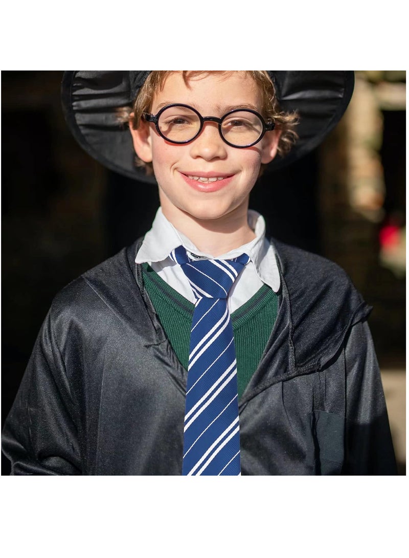 Compatible for 6 Piece Harry Potter COS Performing Set, Harry Potter Ravenclaw Deluxe Robe Childs Costume with Wand Tie Scarf,Costume for Harry Potter Fans Cosplay Gifts Accessory-XL - Image 3