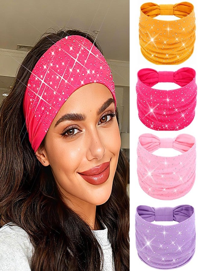 اوريو طوق رأس مرصع بأحجار الراين من يوريو، أطواق رأس مرنة لامعة للنساء - Image 1