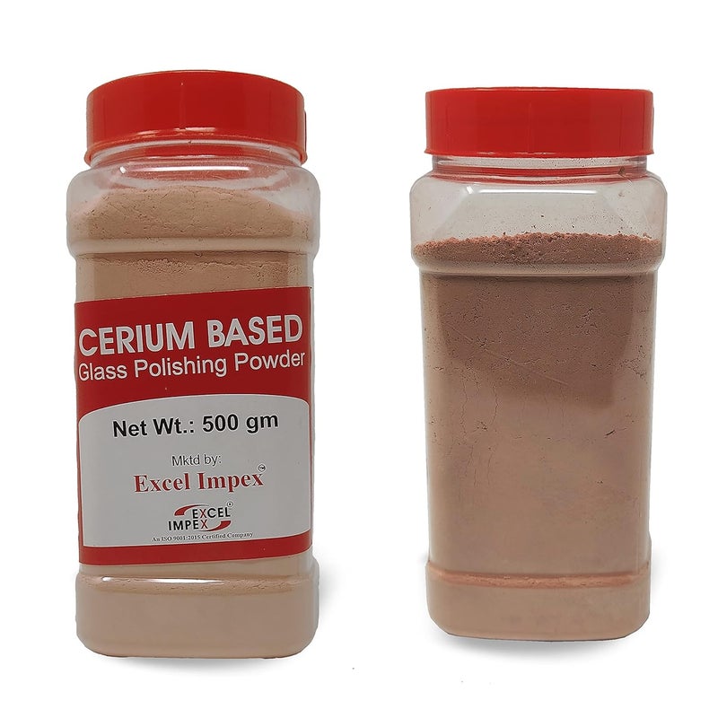 Excel Impex Cerium Oxide Glass Polishing & Scratch Remover For cleaning Car Window’s, removing Minor auto Glass Scratches And Household window Cleaning Powder, Net Weight 500gram - Image 2