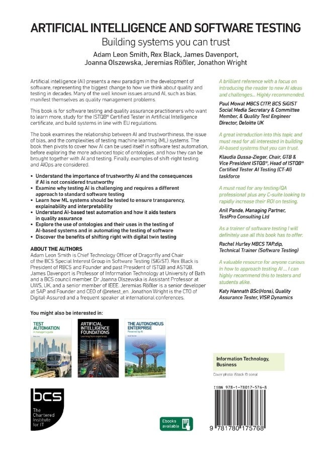 Artificial Intelligence and Software Testing: Building systems you can trust - Image 2