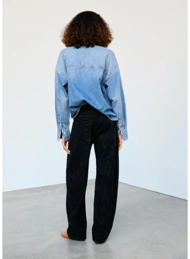 Mango Corduroy Balloon Trousers