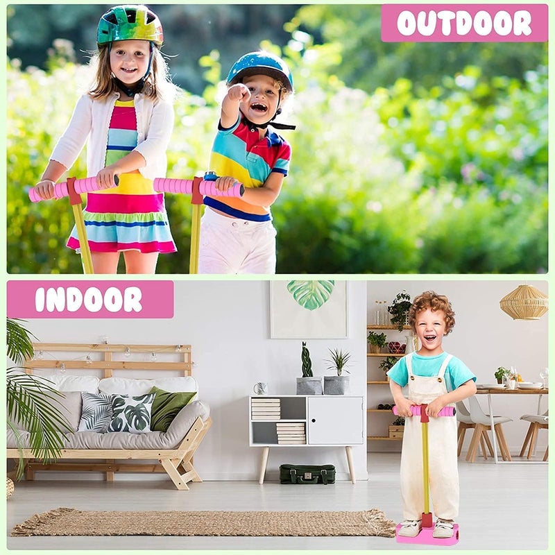 DEVHEART Jumping Promotes Growing Taller- Pogo Stick Foam Pogo Jumper for Kids, Toys for 3-10 Year Old Boys Girls Outdoor Toys Indoor Toys Fun Gifts Christmas Stocking Stuffers Gifts - Image 5