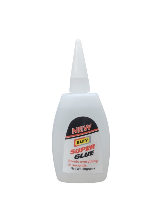 Elfi Instant Super Glue 50g – Extra Strength Fast-Bonding Adhesive - Image 2