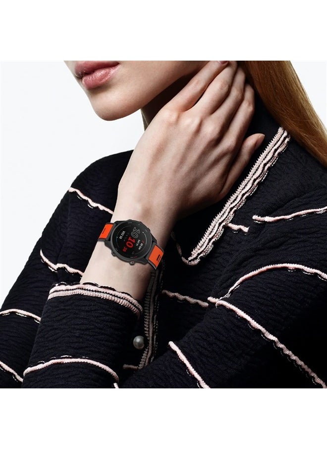 MYSNBKN - Compatible with Garmin Vivoactive 4/ Samsung Galaxy Watch 46mm, 22mm Silicone Band for Ticwatch Pro S2/ Venu 2/Samsung Gear S3 Classic/Samsung Gear S3 Frontier/Huawei Watch GT Smartwatch - Image 1