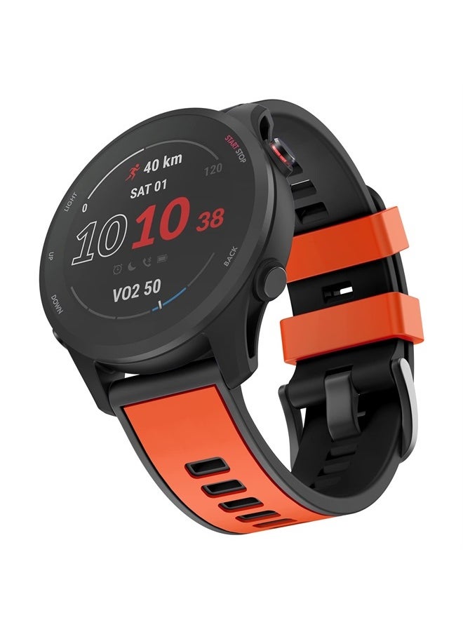 MYSNBKN - Compatible with Garmin Vivoactive 4/ Samsung Galaxy Watch 46mm, 22mm Silicone Band for Ticwatch Pro S2/ Venu 2/Samsung Gear S3 Classic/Samsung Gear S3 Frontier/Huawei Watch GT Smartwatch - Image 1