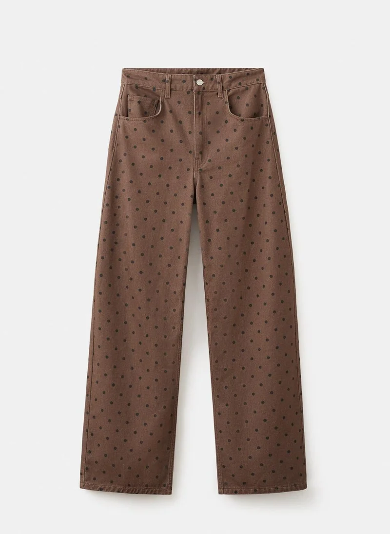 MANGO  Polka dot balloon jeans for Women | Best Price UAE
