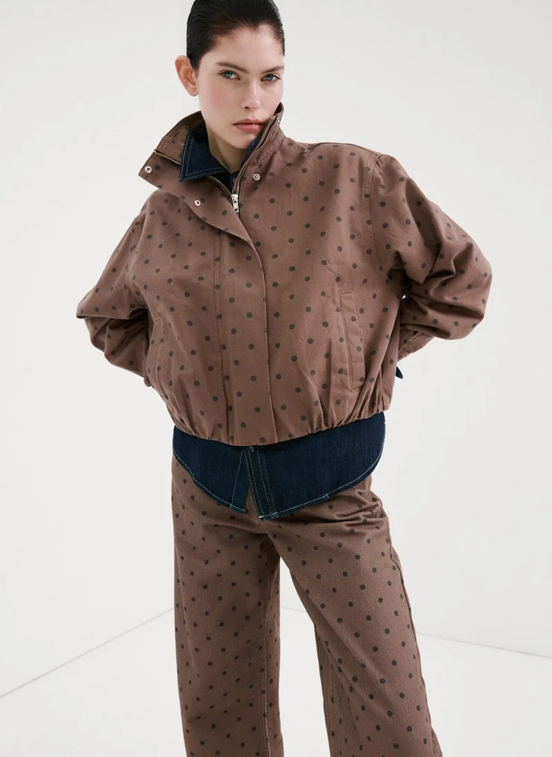 MANGO  Polka dot balloon jeans for Women | Best Price UAE