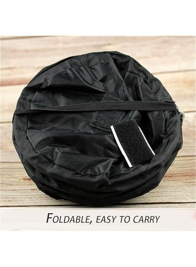 Generic Pop-Up Trash Can, 10 x 6 inches, 1.5 Gallon, Car Trash Can for Car Cute, Car Trash Bag Bin Hanging Waterproof Automotive Car Garbage Cans Leak Proof Vehicle Trash Can (Linen)  - Image 3
