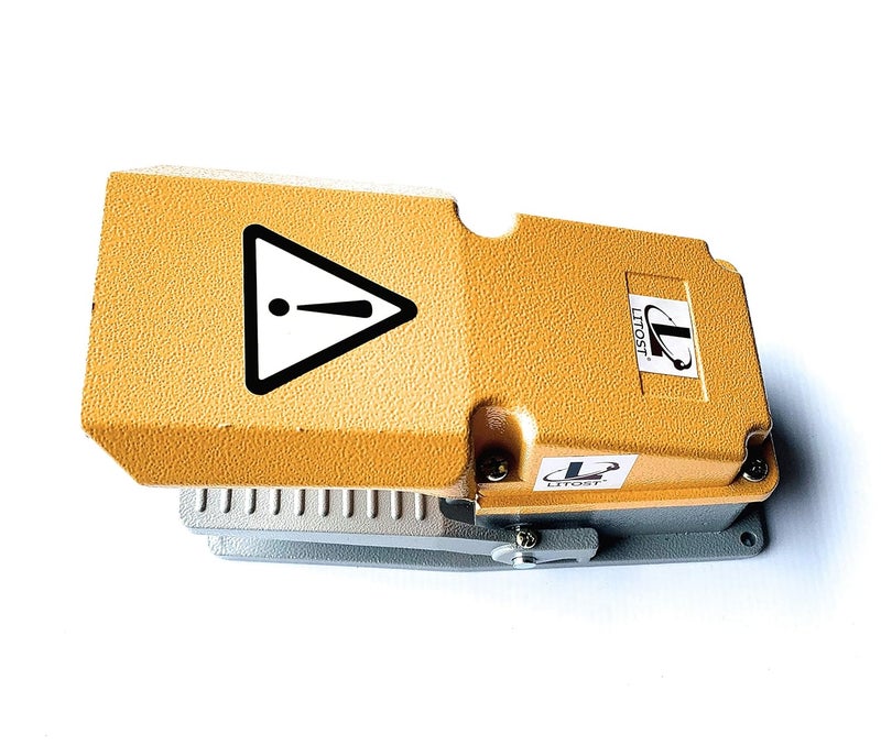 Litost Litost Foot Switch 15A 220380 Volt AC Sewing Machine Speed Controller Type FootA7 Heavy Duty Orange  - Image 1