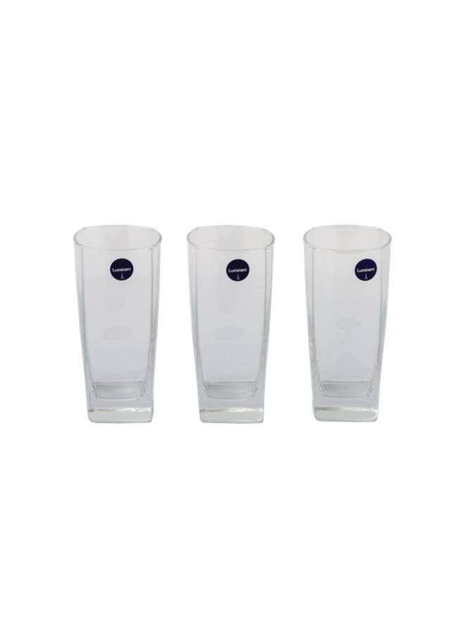 Luminarc 3-Piece Premium Quality Sterling Glass Tumblers Clear 330ml P1562(D9686)  - Image 4