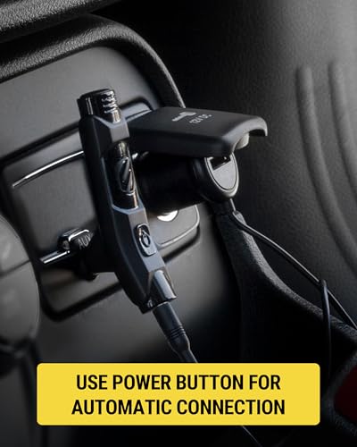 Scosche مجموعة الصوت بدون استخدام اليدين Scosche BTAXS2، جهاز استقبال بلوتوث لراديو السيارة مع إلغاء الضوضاء وحامل إعادة التمركز، محول بلوتوث 3.5 مم لإدخال AUX لراديو السيارة متوافق مع سيري/مساعد جوجل - Image 4