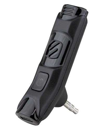 Scosche مجموعة الصوت بدون استخدام اليدين Scosche BTAXS2، جهاز استقبال بلوتوث لراديو السيارة مع إلغاء الضوضاء وحامل إعادة التمركز، محول بلوتوث 3.5 مم لإدخال AUX لراديو السيارة متوافق مع سيري/مساعد جوجل - Image 1