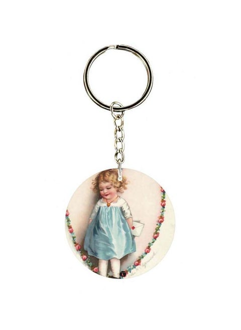 Double Sided Baby Printed Keychain