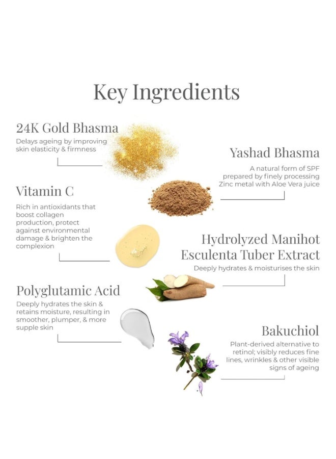 Forest Essentials Soundarya Radiance Day Cream with 24K Gold & SPF 25 - Image 3