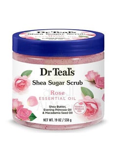 Dr Teal's Rose Shea Sugar Body Scrub