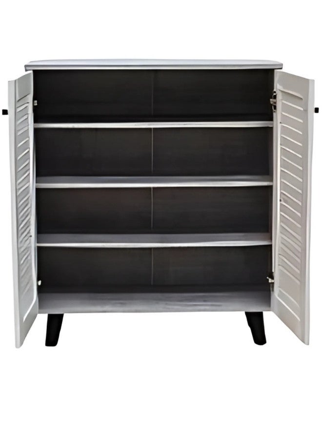 SULSHA Modern Wooden Shoe Cabinet, Shoes Rack With Storage, Shelf Cabinet - Image 3